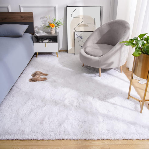 5' 7', Amearea Premium Soft Fluffy Rug Modern Shag Carpet, x Fuzzy Plush Rugs for Living Room Bedroom Kids Room Home