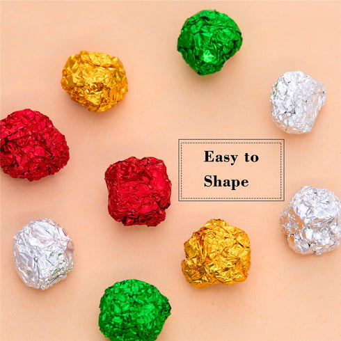 5.9 x 5.9 Inch Square Aluminium Foil Packaging Candy Wrappers, 200 Piece Sugar Wraps Paper for DIY Candies and Chocolate