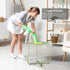 Outvita Indoor and Outdoor Side Table, Small Patio Side Table, Metal Round Portable Waterproof Weather Resistant End