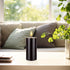 Mega Candles Unscented Solid Black Pillar Candle, Hand Poured Premium Wax, 3 Inch x 6 Inch
