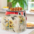 Butterfly Sunflower Retro Toaster Dust Cover for 4 Slice Microwave Oven Grill, Stain Resistant with Top Handle