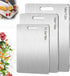 Beikity Titanium Cutting Board Set of 3, 2026 New Upgrade 100% Pure Titanium