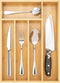 Silverware Organizer Bamboo Kitchen Drawer, Utensil Holder Cutlery Organizer Tray