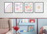 ULEGIE 8x10 Inch Toddler Nursery Girl Kids Room Wall Decor, Boho Rainbow Nursery Wall Decor Poster for Toddler Girls