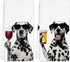 Dalmatian Gifts Wine Kitchen Towels Set of 2, Gifts for Dalmatian Dog