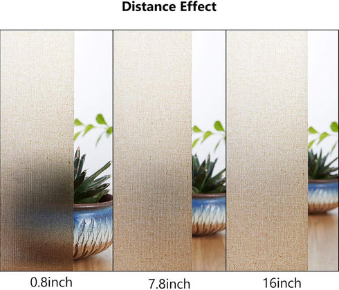 LEMON CLOUD Window Film No Adhesive Removable, Decorative Privacy Glass Film for Bathroom Office Home (35.4x78.7inches,