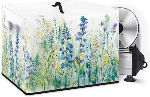 Kitchen Appliance Cover for Food Slicer, Dust-Proof Washable Electric Appliance Protective Cover with Side Pocket