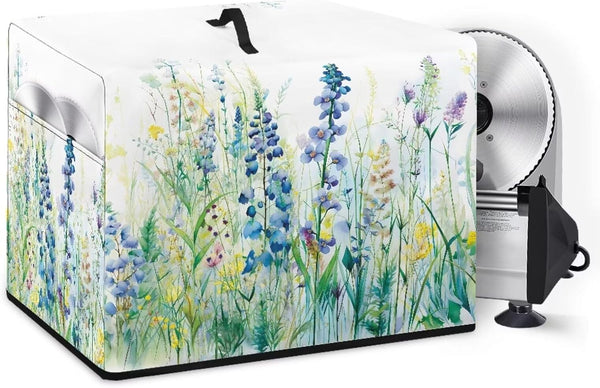 Kitchen Appliance Cover for Food Slicer, Dust-Proof Washable Electric Appliance Protective Cover with Side Pocket