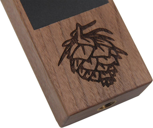 Engraved Beer Tap Handle with Chalkboard, 8"X 2", Walnut Wood Square Beer Tap Handle, Unique Gift for Men