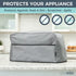 Crutello 9 Slice Toaster Oven Cover - Durable Kitchen Appliance Dust Cover with Storage Pockets