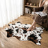 MustMat Cow Print Rug,Faux Cowhide Area Rug for Bedroom,Nursery,Living Room,Western Party Decorations