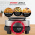 Small Hot Plate Electric Stove, 500W Portable Mini Heater for Milk, Water, and Coffee Heating (US Plug)