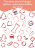 3-Piece Dog Bone Cookie Cutters Set - Dog Treats Cutters, Bone Shapes, Soft PVC Coated