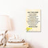 New Home Blessing Wall Art - Canvas Print Quote Painting, May This Home Be a Place of Happiness, 8 x 12 inch