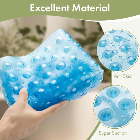40 16 Inches, AmazerBath Shower Mat Non Slip x Bathtub Mat Shower Stall Mats with Suction Cups and Drain Holes, Non