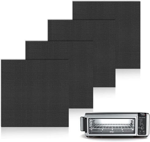 4 Pack Non-stick Reusable Air Fryer Liners for Ninja Flip Toaster Oven & Air Fryer