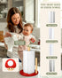 Kitchen Paper Towel Holder - Rustic Wooden Bamboo Stand, Cute Vertical Countertop Holder for Decorative Table Top