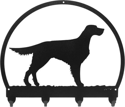 SWEN Products Gordon/English Setter Metal Key Chain Hanger, Leash Holder
