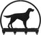SWEN Products Gordon/English Setter Metal Key Chain Hanger, Leash Holder