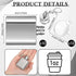 10 Pcs Mini Keychain Flask, 1oz Stainless Steel Hidden Flask for Men Women Groomsmen Gifts with Funnels