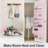 Closet, SLEEPING LAMB Over The Door Shoe Organizer for Kids Sneaker Storage for Hanging Shoe Rack for Door with Large