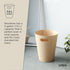 Umbra Woodrow 2 Gallon Modern Wooden Trash Can Wastebasket or Recycling Bin for Home or Office, Natural