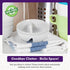 Just Crunch Anti-Soggy Cereal Bowl, 2 Pack - Keeps Cereal Fresh & Crunchy, BPA Free, Microwave Safe, White