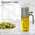 250ml/8.3oz KITEXPERT Olive Oil Sprayer for Cooking - Versatile Olive Oil Spray Bottle for Cooking - Oil Spritzer