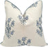 Jillien Harbor The Mary Blue and White Decorative Throw Pillow Cover Floral