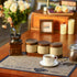 Cunhill 2 Pieces Coffee Bar Mat, 20 x 14 Inch Coffee Bar Decoration, Coffee Placemats for Coffee Machine Countertops