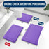 Grandaily Memory Foam Bath Mat Rug - 30x20 Ultra Soft Non-Slip Absorbent Bathroom Rug for Shower, Purple