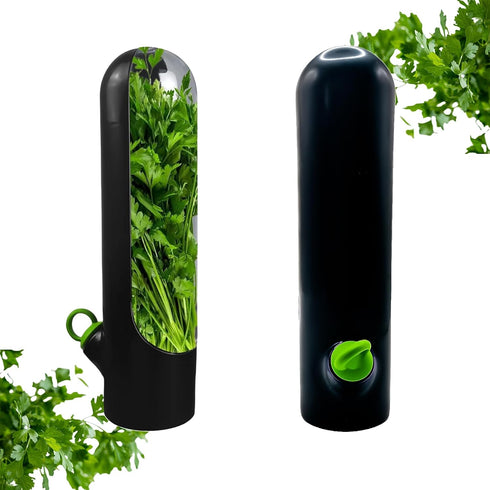 HAPSAON Herb Saver for Refrigerator, Herb Keeper for Containers for Refrigerator Keeper for