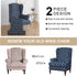 2 Eco-Ancheng Wingback Chair Slipcover Piece Wingback Chair Cover Spandex Wing Chair Slipcovers Wingback Armchair