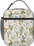 Pretty Wild Floral Insulated Lunch Bag, Reusable Cooler Tote for Girls & Boys, Leakproof Thermal Lunch Box for School