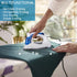 Portable Travel Irons, Handheld Steam Irons for Clothes, Mini Iron Non-Stick Sole Plate, Fast Heated Detachable Water