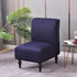 lihuitong Armless 2 Armless Armless Chair Slipcover Pieces Printed Accent Chair Cover Stretch Spandex Slipper Chair