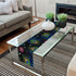 Aglebo 48 Inches 13 48 Inches Peacock Feather Table Runner Washable Table Runners Long Kitchen Dining Table Decoration