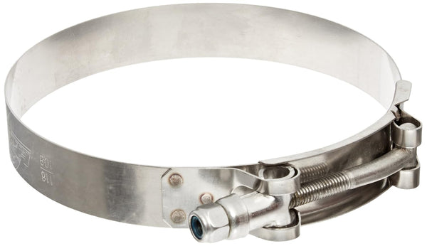 HPS Performance Stainless Steel T-Bolt Hose Clamp, Size # 108, fit 4" ID hose SSTC-108-116