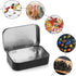 Metal Rectangular Empty Hinged Tins, Small Portable Containers with Lids for Storage of Candies and Crafts