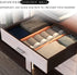 Expandable Bamboo Drawer Dividers 8 Pack with Labels, Drawer Organizer for Kitchen, Clothes, Office, Bathroom