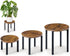 Amaoot 3-Pack Plant Stands Indoor, Plant Flower Display Shelf, Heavy Duty Flower