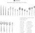 KEAWELL Premium Louise Spoons Set, Set of 4, 18/10 Stainless Steel, Exceptional Mirror Finish, Dishwasher Safe (7.7"