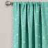52" 84" Lush Decor Star Blackout Window Curtain Panels Pair W x L Turquoise - Blackout Curtains for Bedroom - Blue