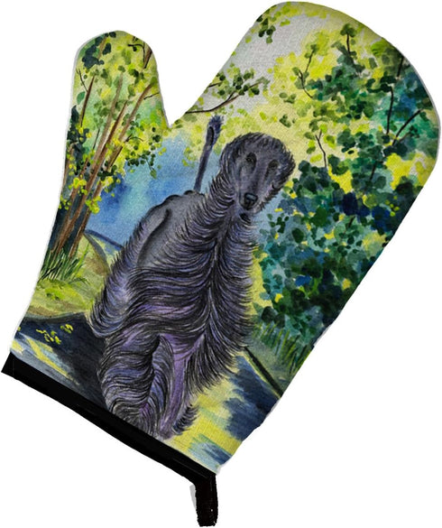 Caroline's Treasures SS8181OVMT Afghan Hound Oven Mitt, Heat Resistant, Thick Kitchen Mitt for Hot Pans