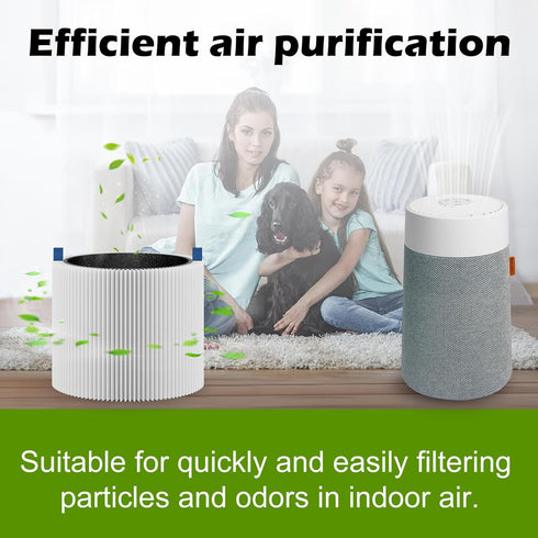 2 Pack Mini Max Filter Replacement for Blueair Blue Pure Mini Max Air Purifier, H13 True HEPA & Activated Carbon Filter