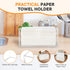 Whdiystella 2Pcs Countertop Acrylic Paper Towel Dispenser, Paper Towel Holder Clear Multi Trifold Napkin Holder