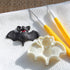JEM Enterprises Pop It - Bat Shaped Mold for Cake Decorating, Set of 2, Large & Small Sizes, White