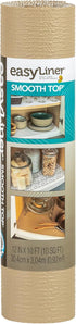 Duck Brand Non-Adhesive Smooth Top Easy Grip Shelf Liner, Taupe, 12-Inch x 10-Feet