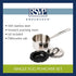 RSVP International Endurance Single Egg Poacher Set - Perfectly Poached Eggs with Stainless Steel Pan, Dishwasher Safe
