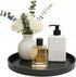 Blaucasa 2 Pack 8" Bathroom and Vanity Tray, ABS Bathroom Counter Organizer, Coffee